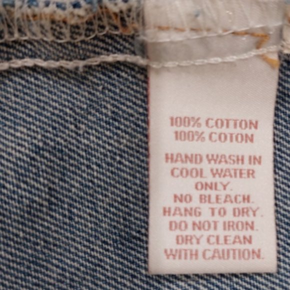 ๐ฅVTG 70s HIPPIE STYLE๐ฅ Distressed Sequinned Denim Anorak Jacket - Picture 16 of 16